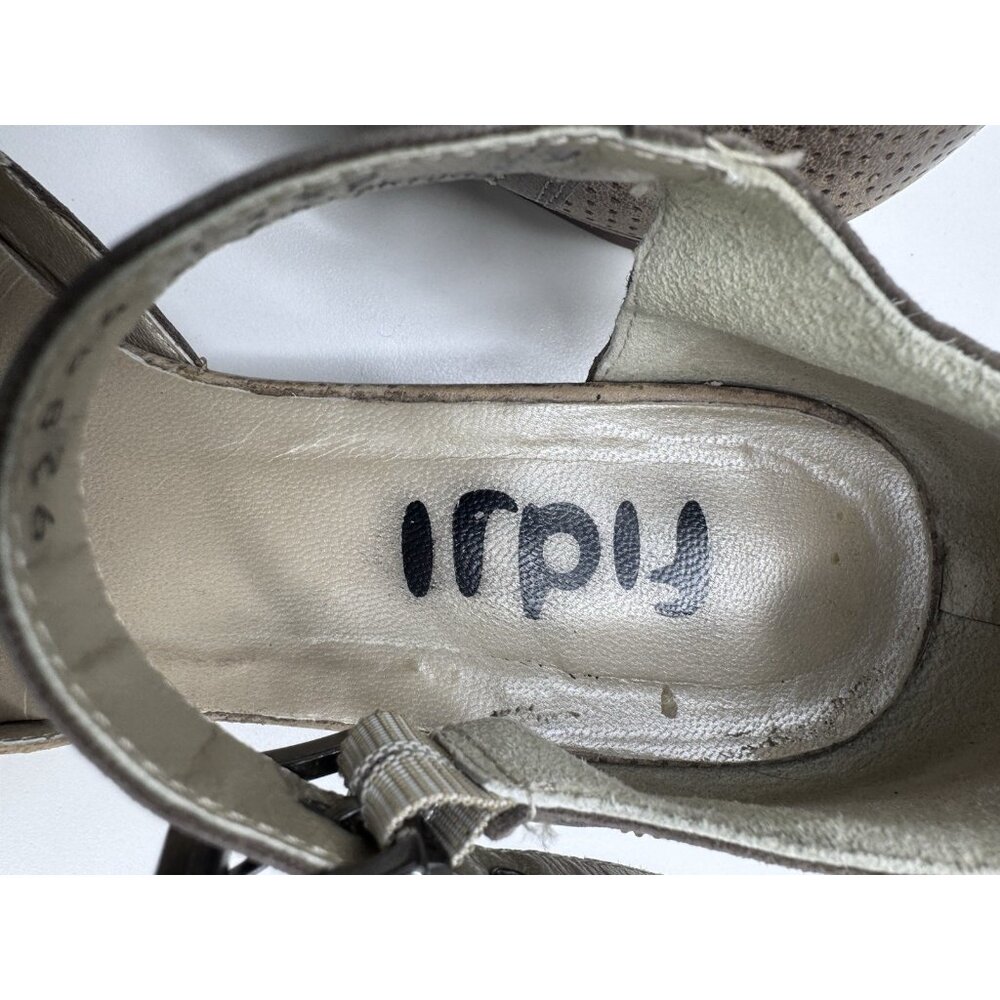 Fidji Two Tone Leather Mary Jane Shoes Size 39 EU 8 US - Picture 16 of 16